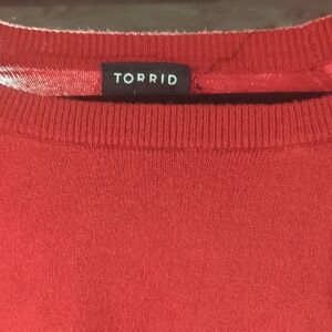 Torrid Red Sweater